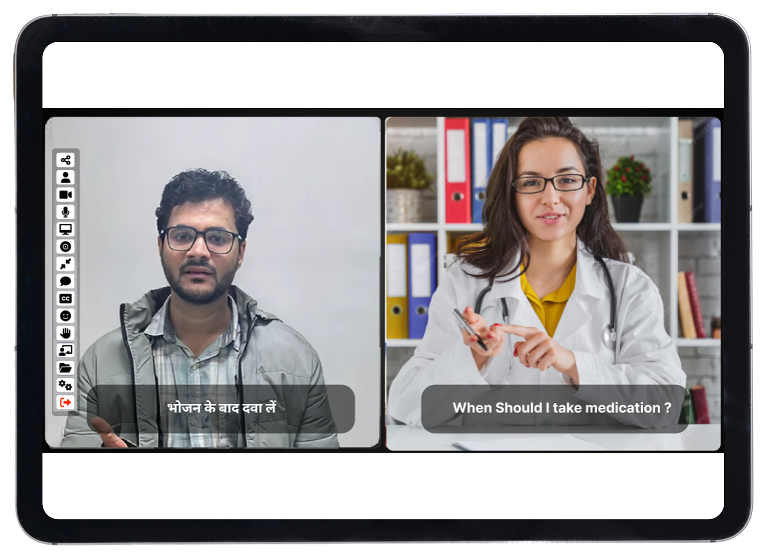 Real-Time EMR Integration & Multilingual Teleconsultations - AxonHealthHub feature showing All data flows to AxonMD, an AI-enhanced EMR, allowing doctors to access real-ti...